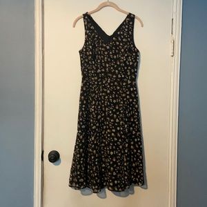 Animal print lurex dress